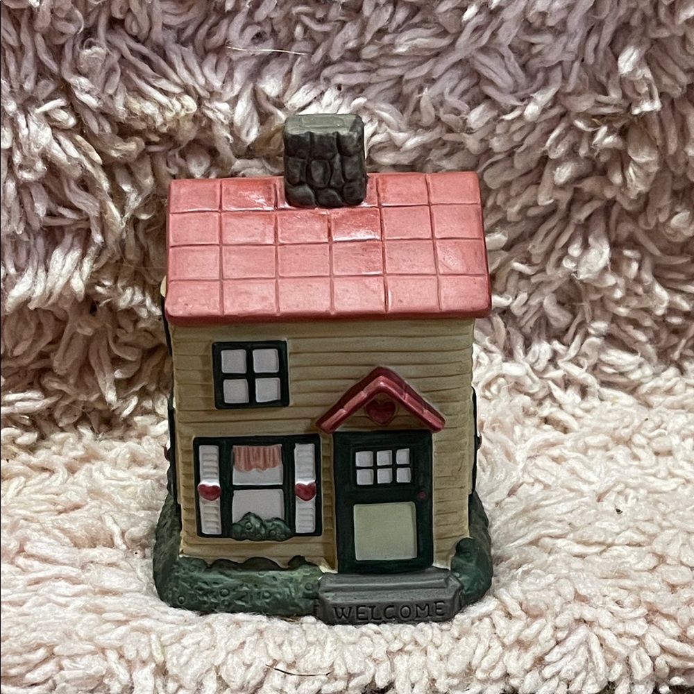 Charming Ceramic House Decor Canister